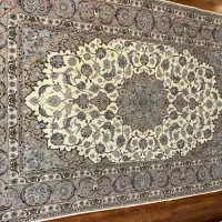 فرش دستبافت،گل ابریشم