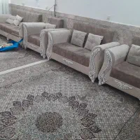 مبل۷نفره تمیزوسالم|مبلمان خانگی و میز عسلی|تربت جام, والفجر|دیوار