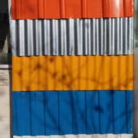 زیبا با دوام ورق گالوانیزه فلزی رنگی کرکره پلیت