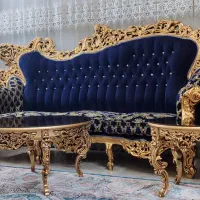 مبلمان سلطنتی بسیار شیک و شکیل با میز