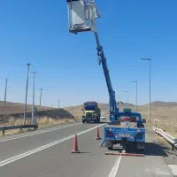 چرثقیل۲تن نیسانی  مجهز به سبدبالابر۱۰متری|خدمات حمل و نقل|اردبیل, |دیوار