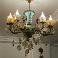 سه عدد لوستر برنز اصل|لوستر و چراغ آویز|فردیس, ثابتی|دیوار