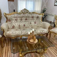 مبل استیل ۹ نفره در حد نو