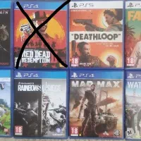 8 عدد دیسک بازی PS4 و PS5