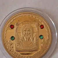 سکه روکش طلا حضرت مسیح