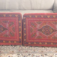 ست پشتی سنتی ایرانی پته دوزی اصل کرمان