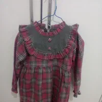 پیراهن کشمیر دخترانه نو