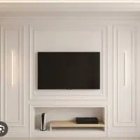 اجرای تخصصی قاب‌بندی دیوار و TV Wall-نصب یک روزه
