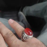 انگشتر نقره کهنه یمنی