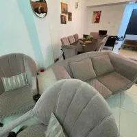 سرویس ست مبل ۵نفره و میزناهارخوری۸نفره|میز و صندلی غذاخوری|تهران, گلستان (شهرک راه آهن)|دیوار