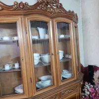 بوفه قدیمی و ویترین|بوفه، ویترین، کنسول|تهران, نیروی دریایی|دیوار