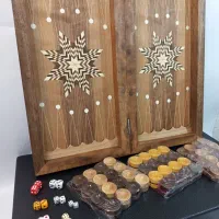 تخته نرد مینیاتور 50 سانتی کادویی هدیه بازی چوبی|صنایع دستی و سایر لوازم تزئینی|تهران, تهران پارس|دیوار
