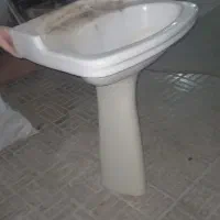 جزیره ...کابینت فلزی و روشوی درب چوبی|لوازم سرویس بهداشتی|اصفهان, هفتون|دیوار