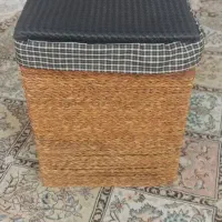 سبد حصیری  سبد لباس جا رختی