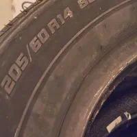 ۴ حلقه لاستیک بارز 205/60R14 88H نو و آکبند
