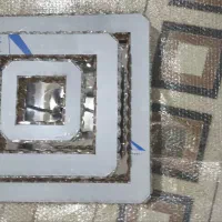 لوستر کریستال ۳ حلقه و۲ حلقه|لوستر و چراغ آویز|مشهد, زمرد|دیوار