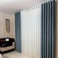 پرده پانچ پشت پرده|پرده، رانر، رومیزی|اسلامآباد غرب, |دیوار