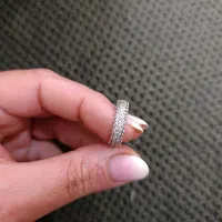 گوشواره و انگشتر نقره