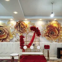 گل آرایی با گل مصنوعی /بله برون عقد و تولد