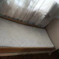 تخت یک نفر کاملا سالمه درنو با تشک