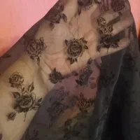 پارچه حریر مخملی و حریر طرح  دار ساتن چادری