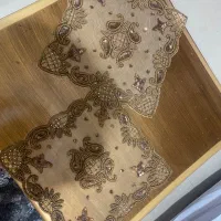 رومیزی مروارید دوزی