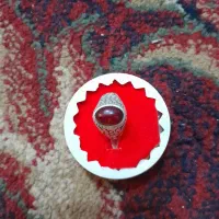 انگشتر نقره سنگ یا قوت