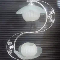 لوستر اتاق خواب کاملا سالم دو تا لامپ میخوره