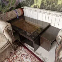 مبل ده نفره سلطنتی|مبلمان خانگی و میز عسلی|فولادشهر, مسکن مهر فولادشهر|دیوار