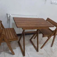 میز و صندلی دست ساز با اشانتیون