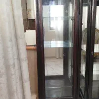 دو عدد ویترین چوبی
