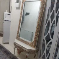 ست آینه،ساعت،بوفه وتابلوچوبی