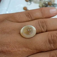 نگین عقیق باباقوری هندی اصل رنگ طبیعی|بدلیجات|مشهد, حرم مطهر رضوی|دیوار