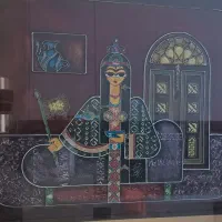 تابلو نقش برجسته خاتون از آثار برجسته استاد نائینی