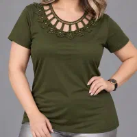 تیشرت یقه گیپور