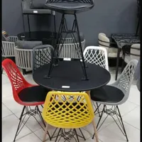 میز و صندلی غذاخوری اپن/ کانتر(پایه فلزی و ایفلی)|میز و صندلی غذاخوری|تهران, یافت‌آباد|دیوار