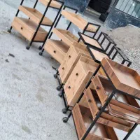 ترولی و پاتختی چوب فلز