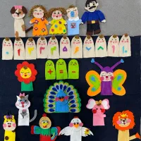 عروسک های نمدی انگشتی