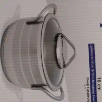 قابلمه استیل یونیک سایز ۱۶ نو با جعبه