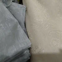 دو عدد پرده ندوخته|پرده، رانر، رومیزی|الشتر, |دیوار