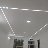 گچکاری ساختمان،نورپردازی و لاین نوری