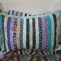 روبالشتی چهل تکه پاکتی قاب دار