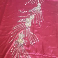 پارچه ساتن کش دو ع