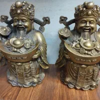 جفت برنز وارداتی سنگین|کلکسیون اشیاء عتیقه|شهریار, شهریار|دیوار