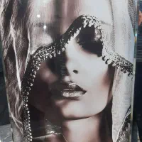 قاب عکس با دو ایینه|صنایع دستی و سایر لوازم تزئینی|قم, تکیه آقا سید حسنی|دیوار