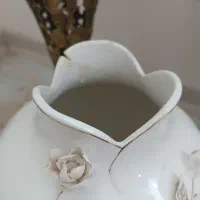 گلدان چینی گل برجسته وارداتی|صنایع دستی و سایر لوازم تزئینی|تهران, افسریه شمالی|دیوار