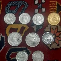 سکه و کیسه پول ترمه بسیار قدیمی