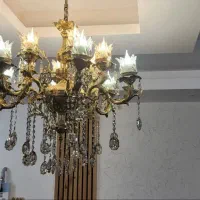 لوستر و میز تلویزیون برنز سنگین