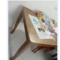 میز چوبی شش نفره