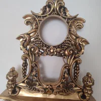 ساعت دو تیکه ایستاده چوبی
